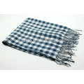 Foulards palid de tartan en coton rouge